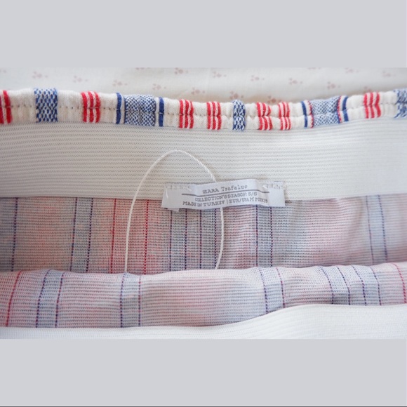 NWOT. STRIPES! ZARA TRAFALIC SKIRT - Picture 3 of 5